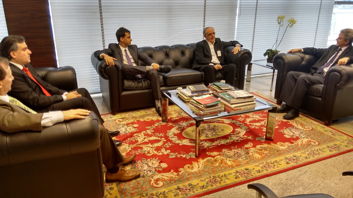 Representantes da Facisc reúnem-se com presidente do Tribunal de Contas