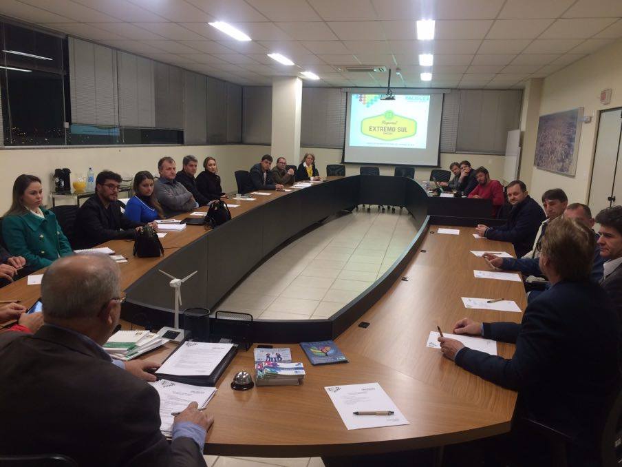 Presidentes das Associações Empresariais do Extremo Sul se reúnem em encontro mensal