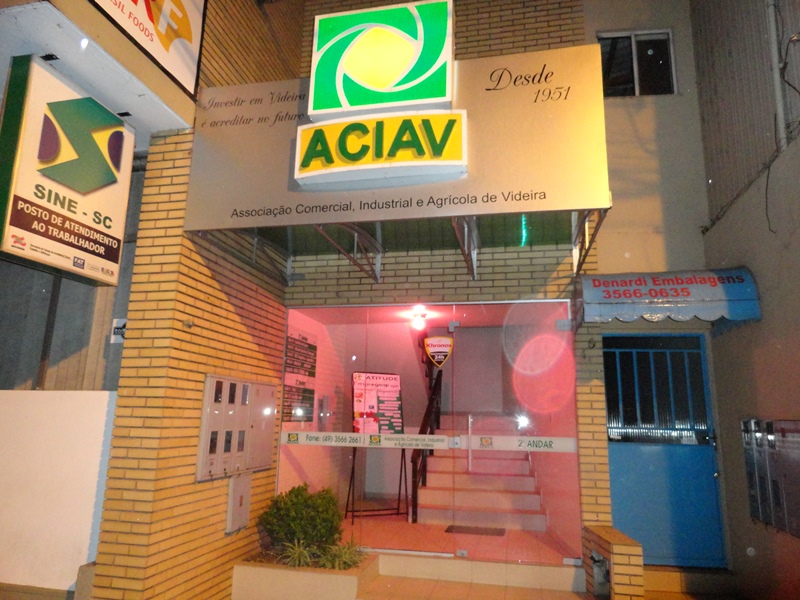 ACIAV de Videira comemora 65 anos