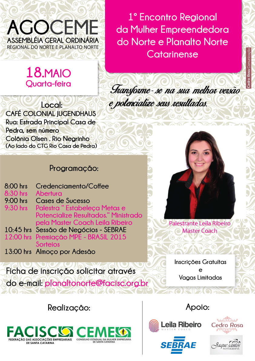 1º Encontro Mulher Norte e Planalto Norte