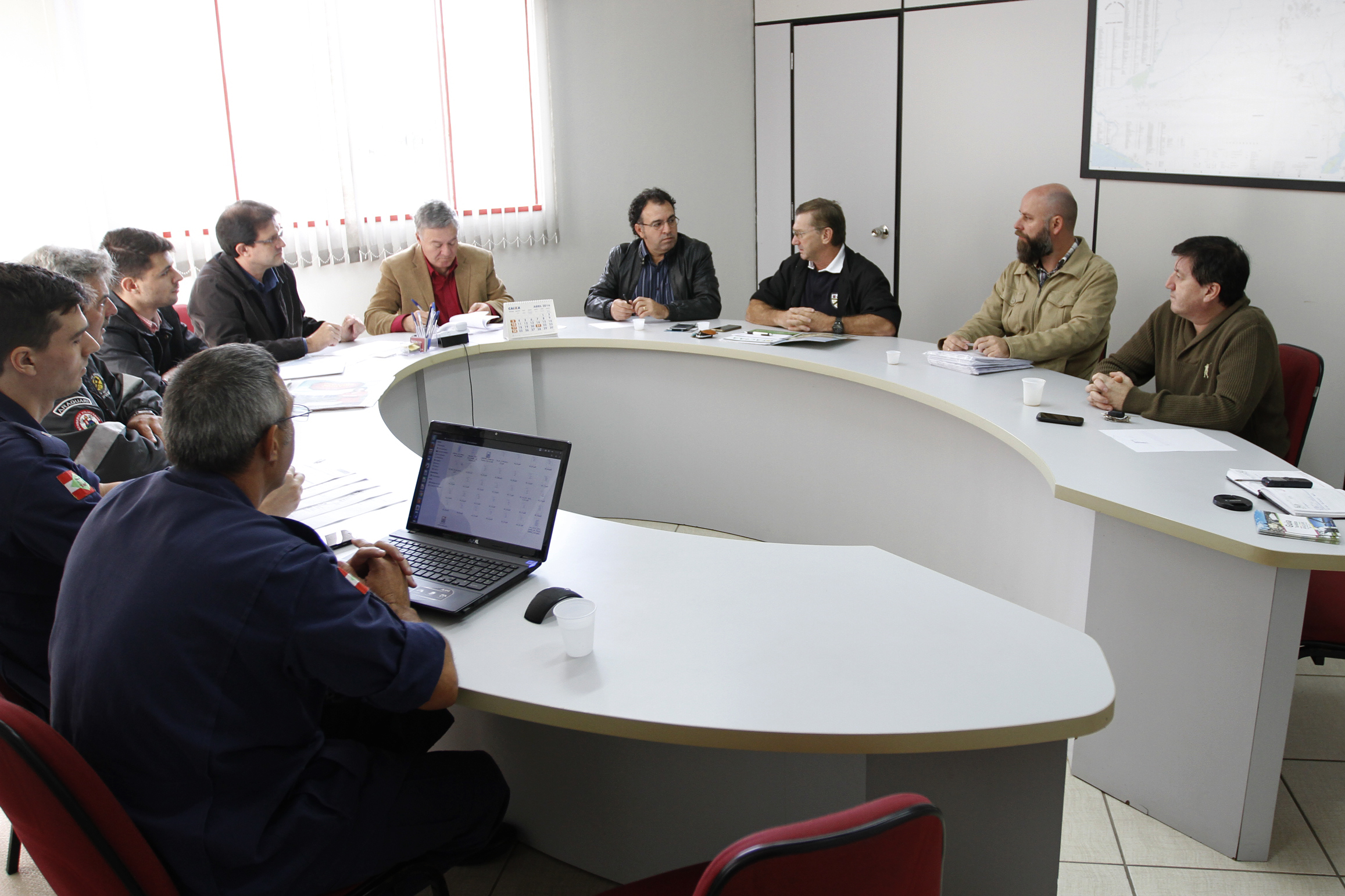 ACIAA de Araquari promove encontro para unificar procedimentos de fiscalização entre bombeiros militares e voluntários