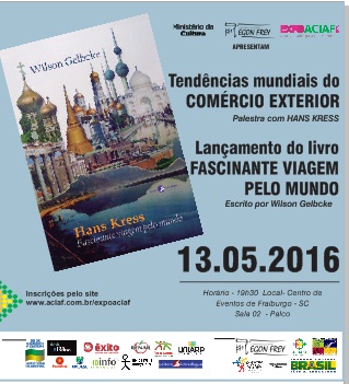 Hans Kress realiza palestra e promove lançamento de livro em Fraiburgo Hans Kress realiza palestra e promove lançamento de livro em Fraiburgo