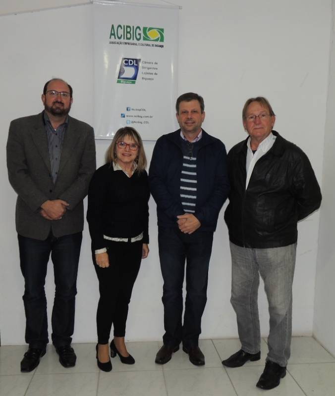 Diretores da Acibig  conhecem detalhes do projeto ‘Voz Única’ da Facisc