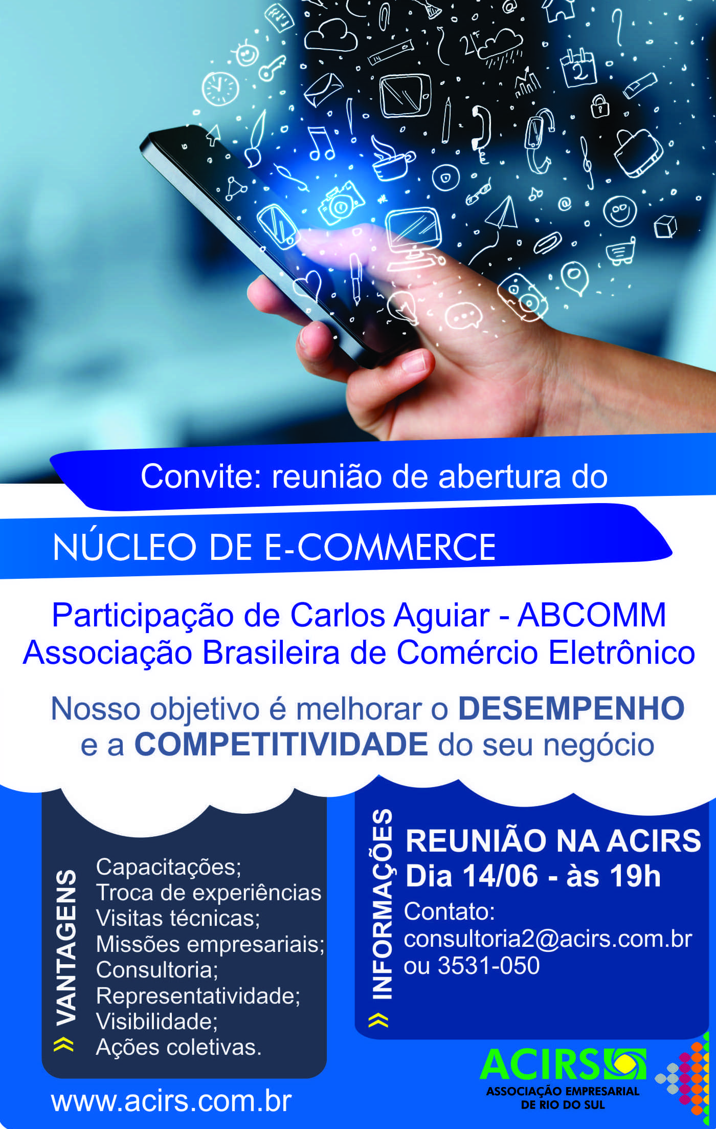 ACIRS de Rio do Sul terá núcleo de E-commerce ACIRS de Rio do Sul terá núcleo de E-commerce