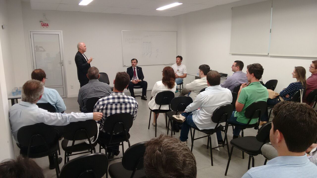 Vice-presidente da indústria, André Gaidzinski, participa de painel na Expomais em Criciúma