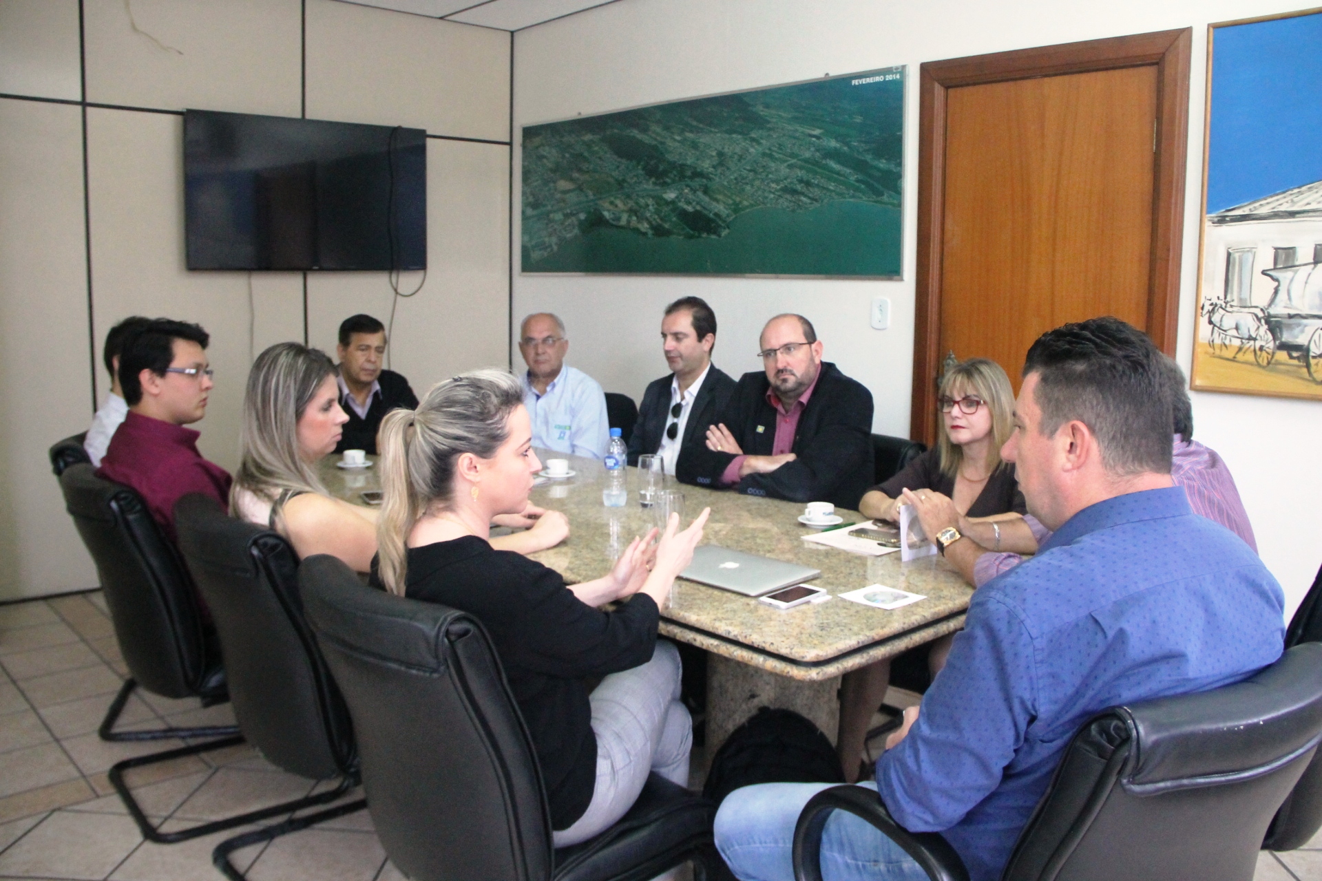 Acibig em parceria com a Facisc apresentam plano de desenvolvimento à prefeitura