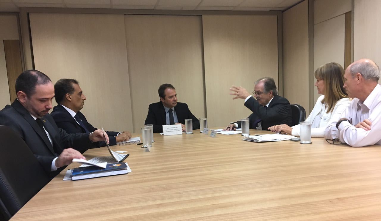 Facisc cobra melhorias na infraestrutura de SC no Ministério dos Transportes, em Brasília Facisc cobra melhorias na infraestrutura de SC no Ministério dos Transportes, em Brasília