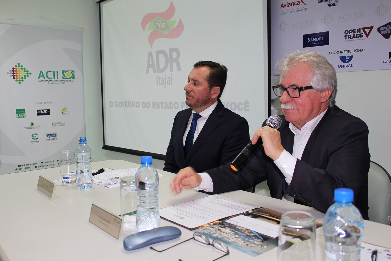 ACI de Itajaí realiza plenária com participação do secretário da ADR