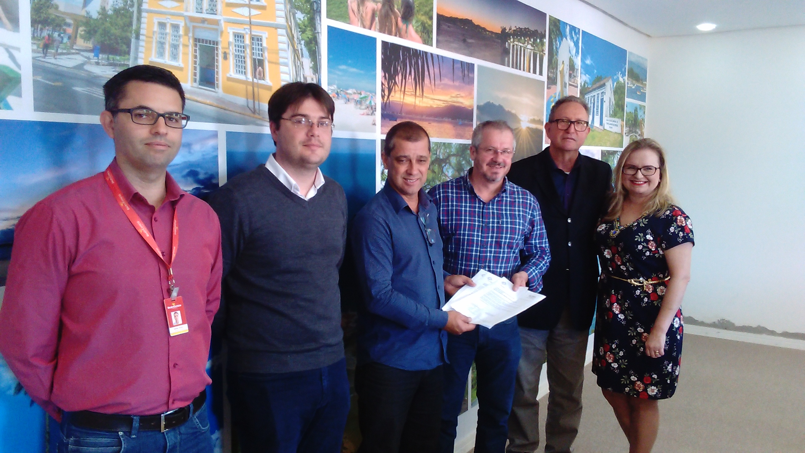 Diretoria da ACIP de Palhoça apresenta projetos ao prefeito interino Amaro Junior