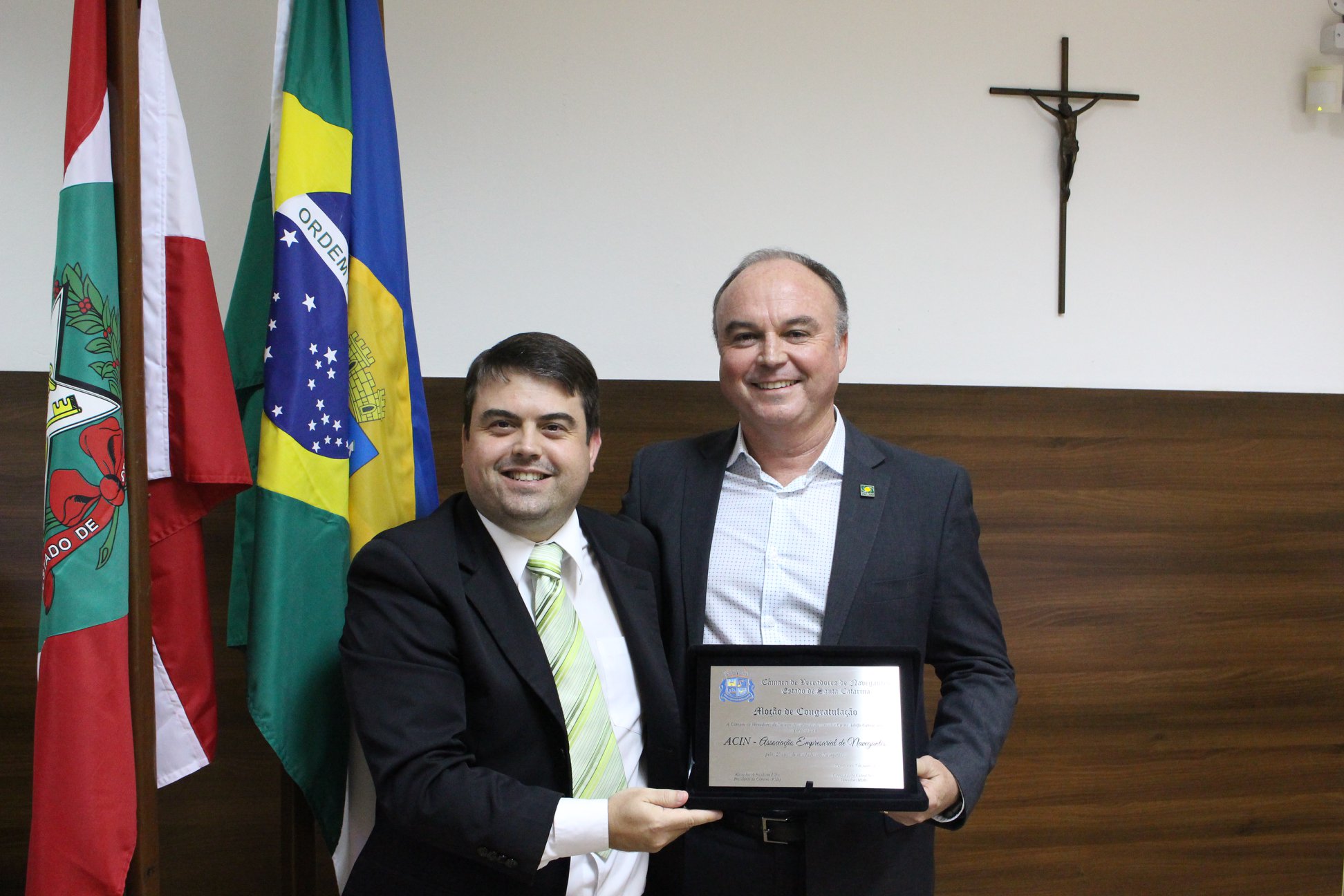 ACIN de Navegantes recebe moção pelos 28 anos de atividades no município