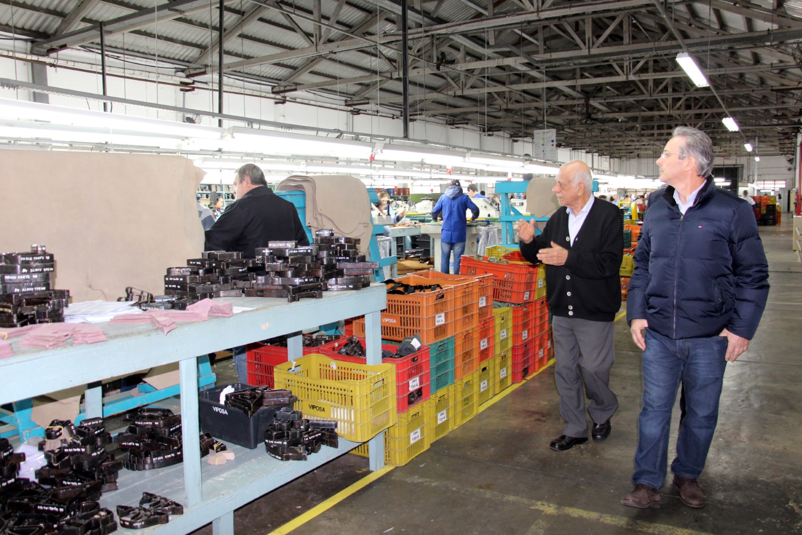Diretoria da ACIC Caçador visita empresa Viposa Diretoria da ACIC Caçador visita empresa Viposa