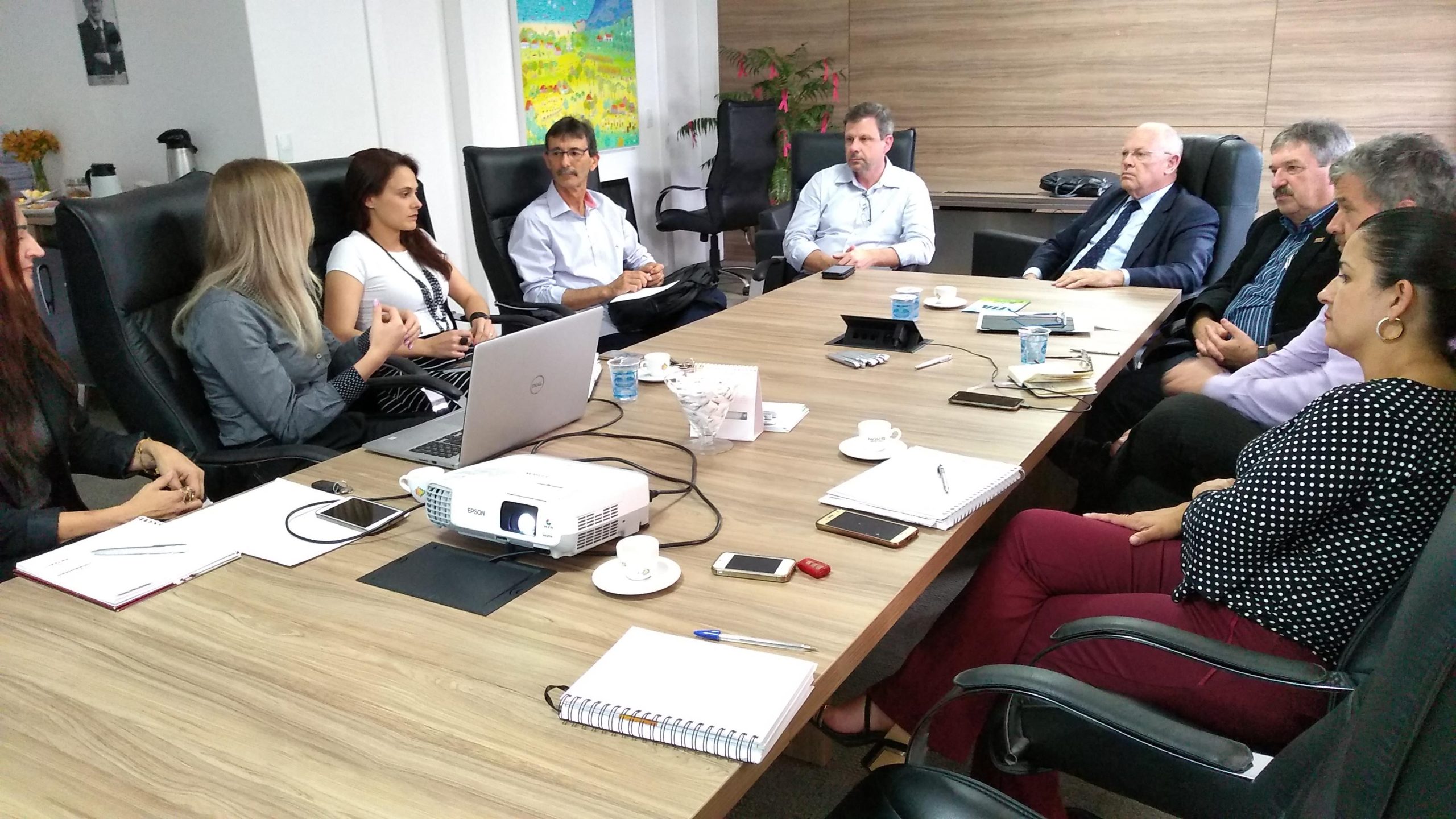 Comitê de Sustentabilidade apresenta ações para presidente Jonny Zulauf