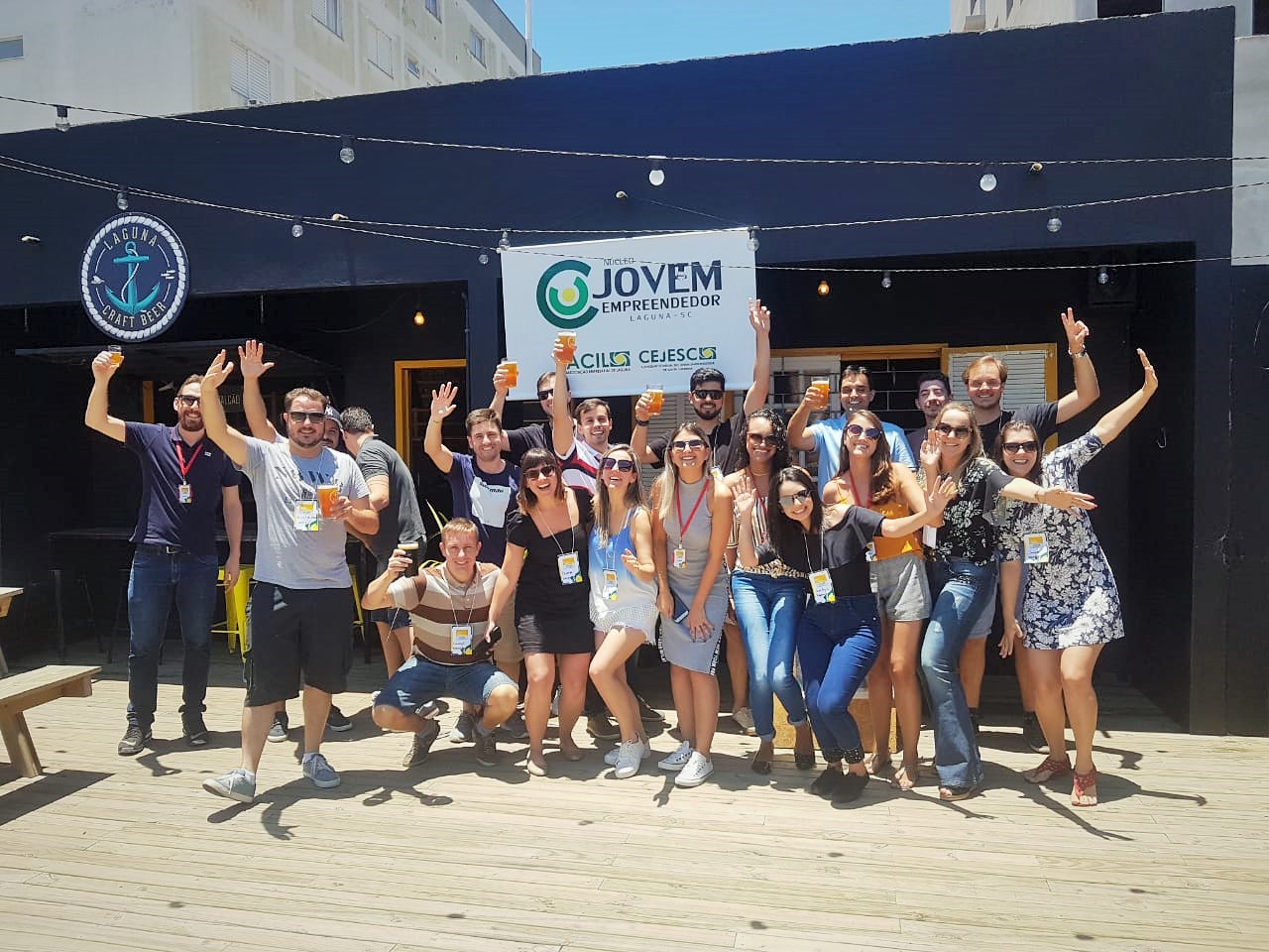 Núcleos de jovens empreendedores da regional Sul confraternizam em Laguna