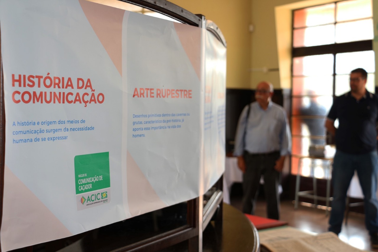 Em Caçador, aberta a exposição “A História da Comunicação” Em Caçador, aberta a exposição “A História da Comunicação”