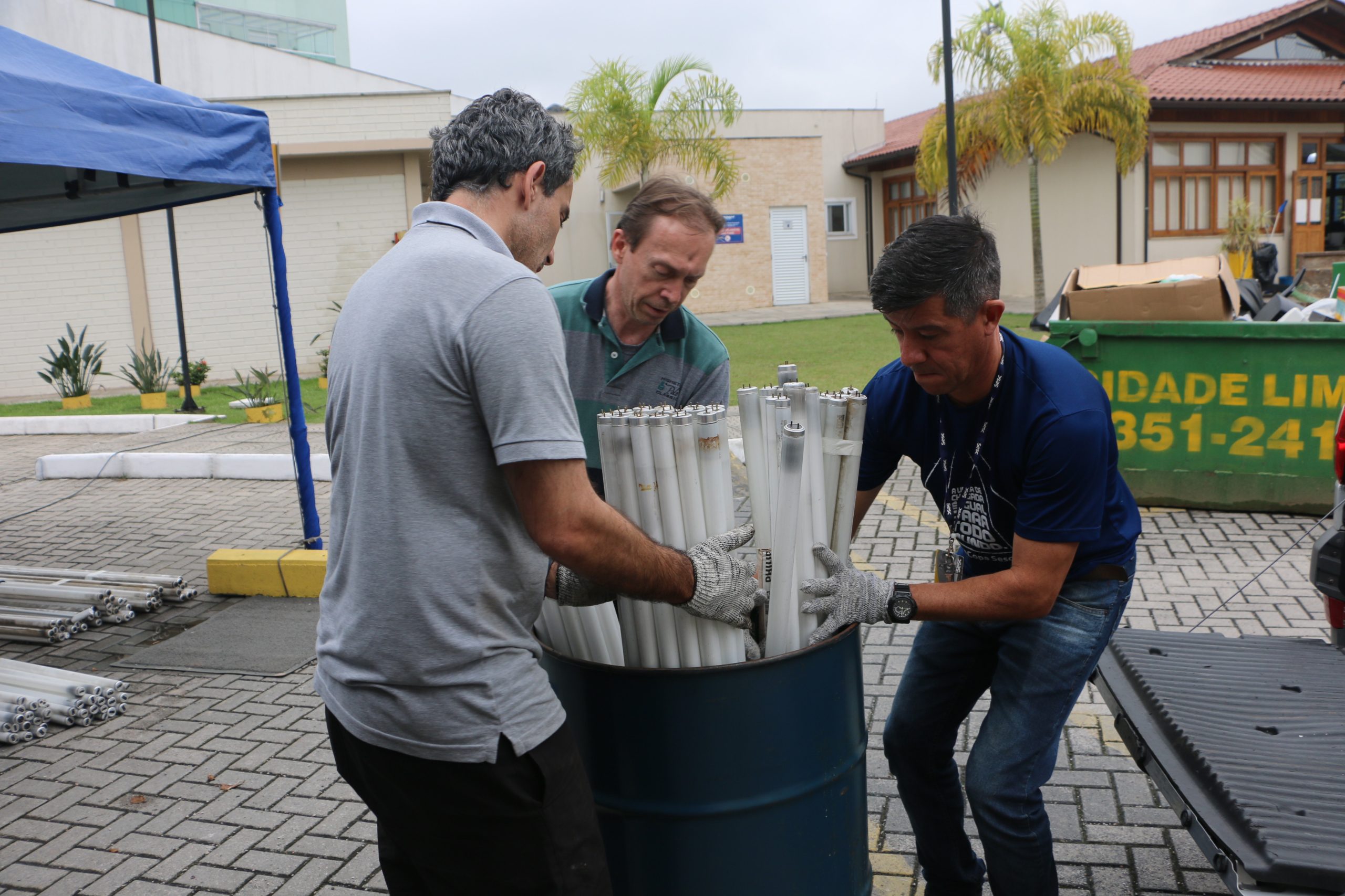 Em Brusque, Dia D Ecoponto encerra com mais de uma tonelada de resíduos coletados