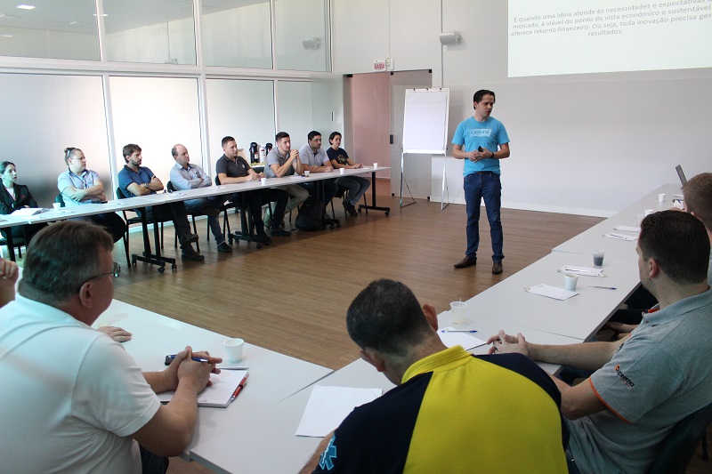 Em Rio do Sul, conceitos de inovação são compartilhados com Núcleo de Segurança do Trabalho