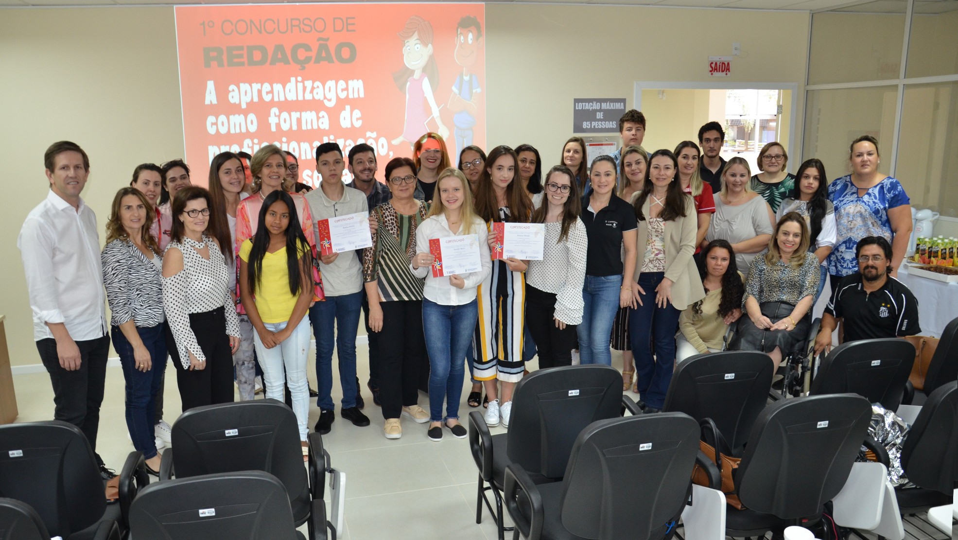 Com o apoio da ACIC Chapecó, concurso de redação encaminha jovens para o mercado de trabalho