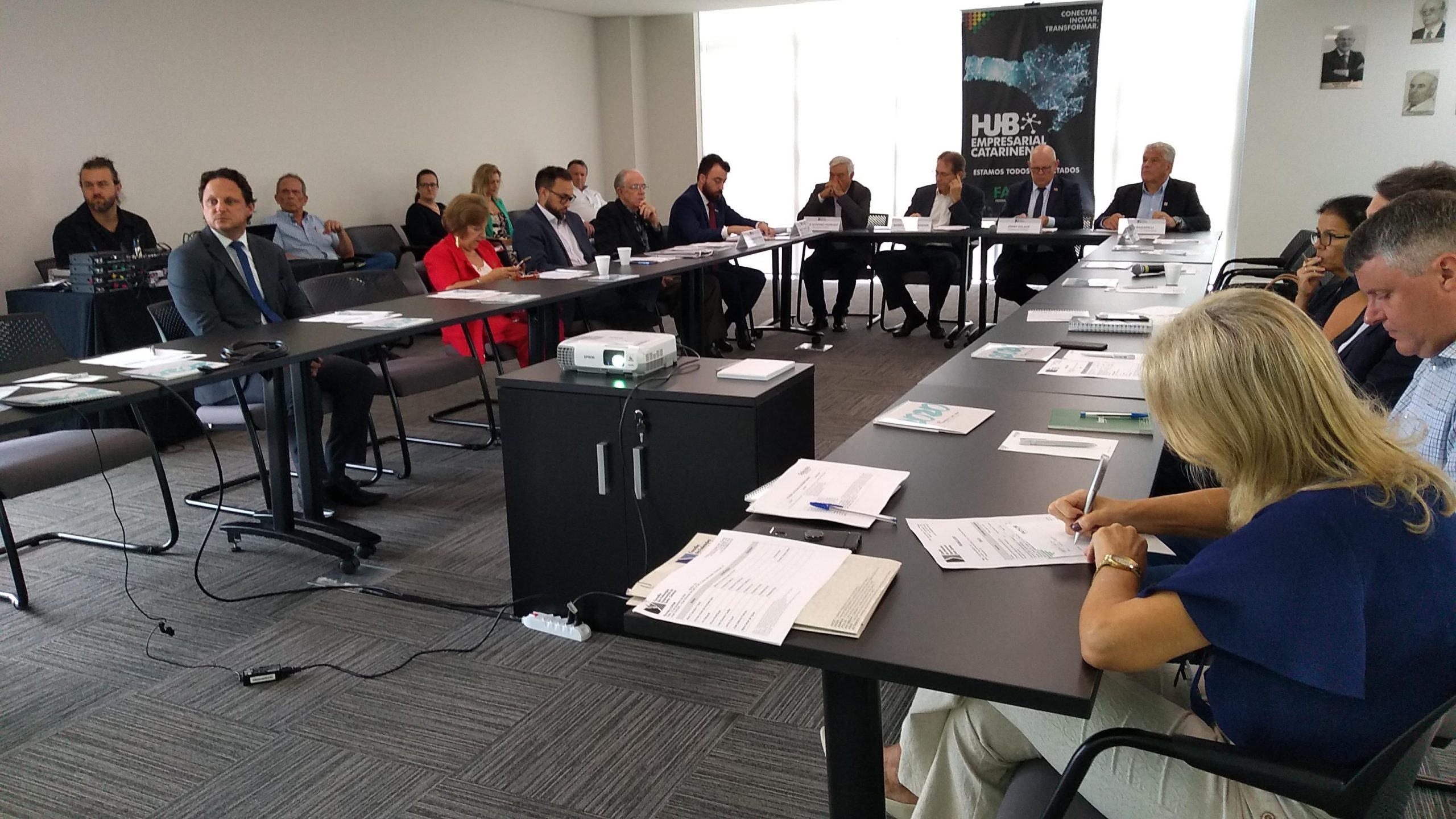 Facisc recebe reunião de presidentes das federações empresariais