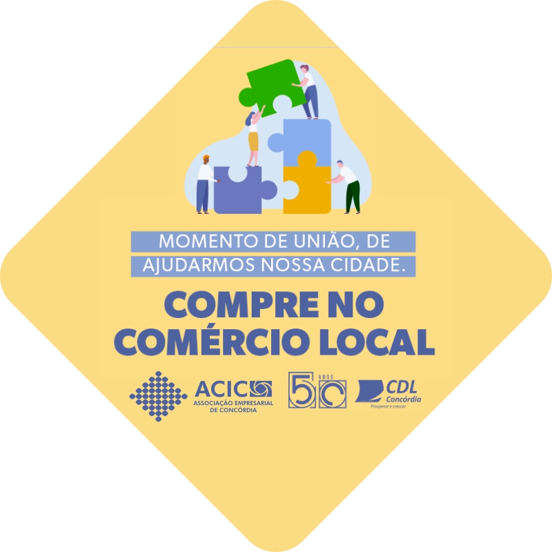 Em Concórdia, ACIC lança Campanha de Valorização do Comércio Local