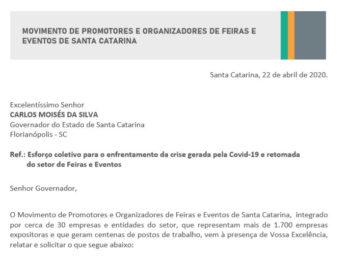 Facisc apoia reabertura do calendário de feiras e eventos em SC