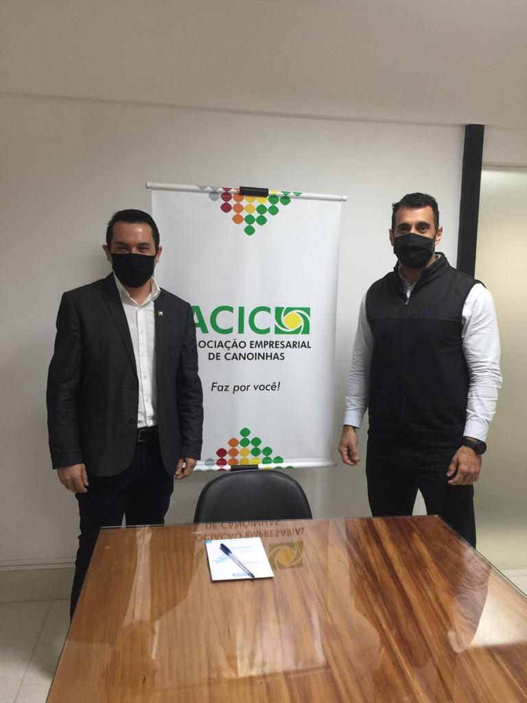 Presidente da ACIC Canoinhas recebe o Secretário de Desenvolvimento Econômico de Canoinhas