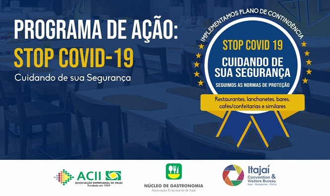 ACII lança o Programa “STOP COVID-19 – Cuidando da sua Segurança”