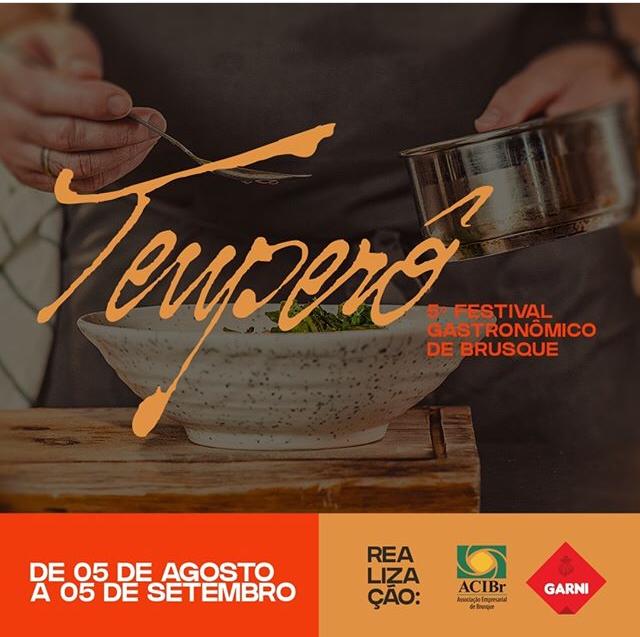 Temperô inicia nesta quarta-feira em Brusque