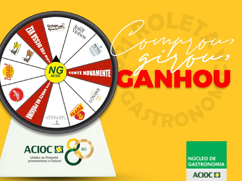 Ação do Núcleo de Gastronomia da ACIOC fomenta as vendas e distribui cortesias para os clientes