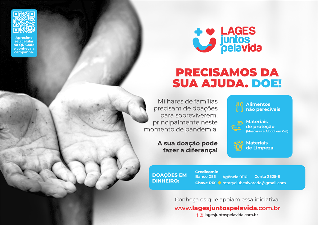 Entidades empresariais e instituições representativas lançam a campanha “Lages, juntos pela vida”