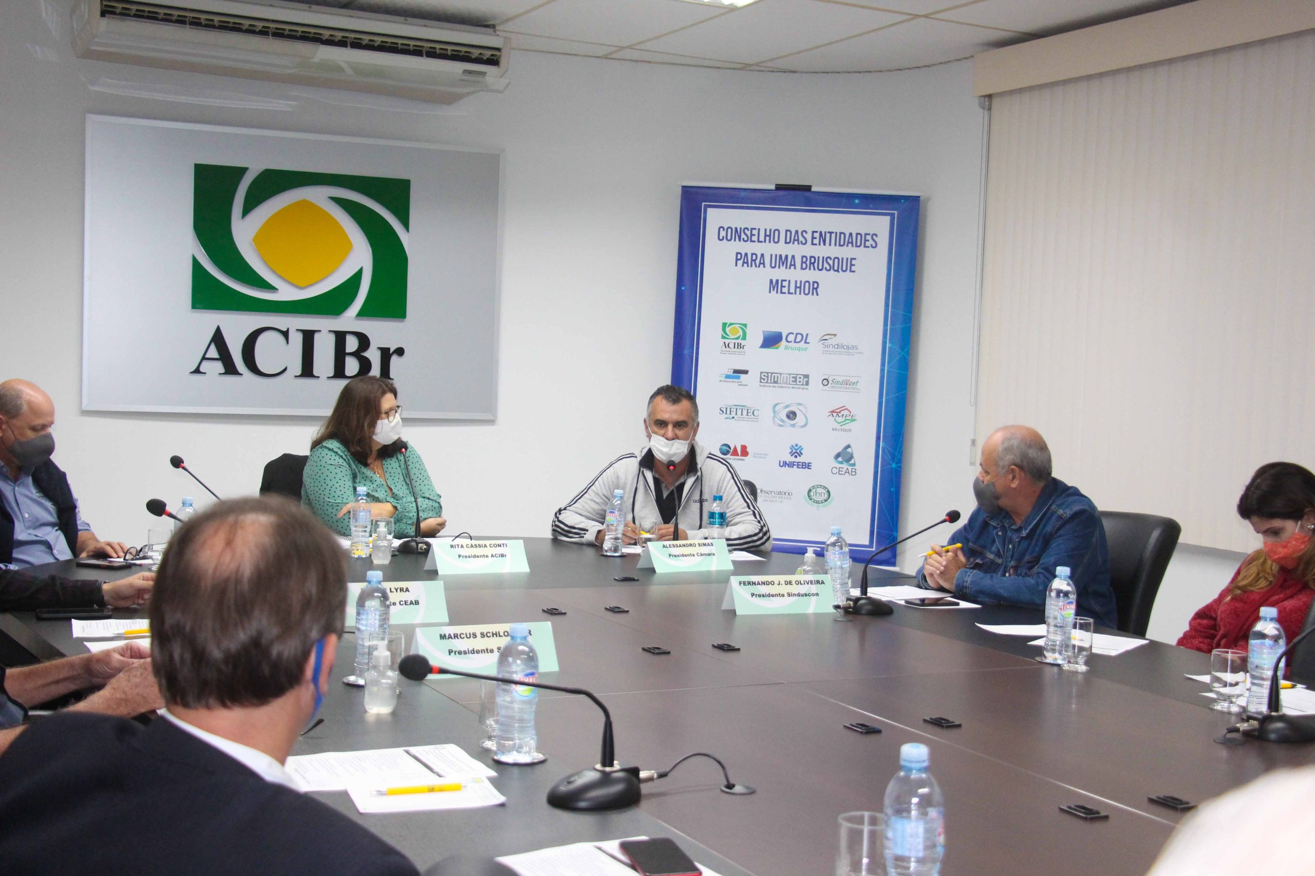 Conselho das Entidades reúne-se com presidente da Câmara Municipal de Brusque Conselho das Entidades reúne-se com presidente da Câmara Municipal de Brusque