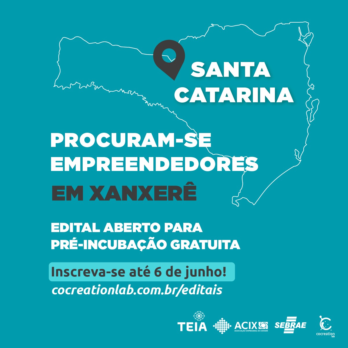 Em Xanxerê, Cocreation Lab está com inscrições abertas para pré-incubação gratuita