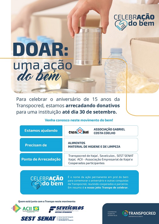 ACII abraça campanha solidária