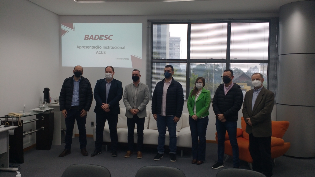 ACIJS se reúne com Badesc por mais acessibilidade a linhas de crédito ACIJS se reúne com Badesc por mais acessibilidade a linhas de crédito