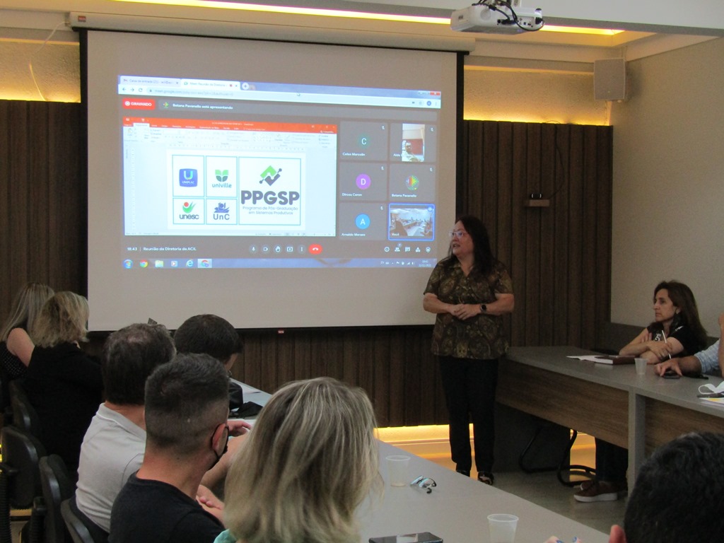 Diretoria da ACIL conhece primeiro programa interinstitucional de pós graduação de Santa Catarina