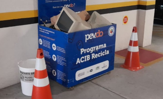 Acib Recicla arrecadou 1637 kg de resíduos eletrônicos em 2021
