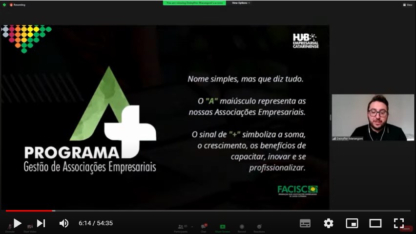 Hub Empresarial Catarinense conhece o Programa A+
