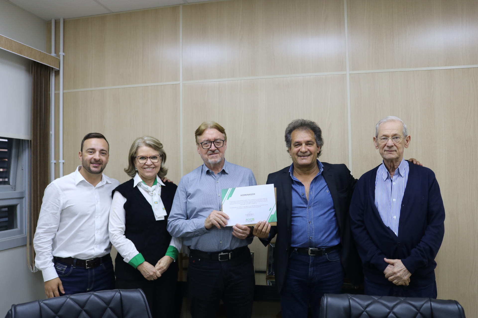 Acic Criciúma homenageia empresas Icon pelos 50 anos de fundação