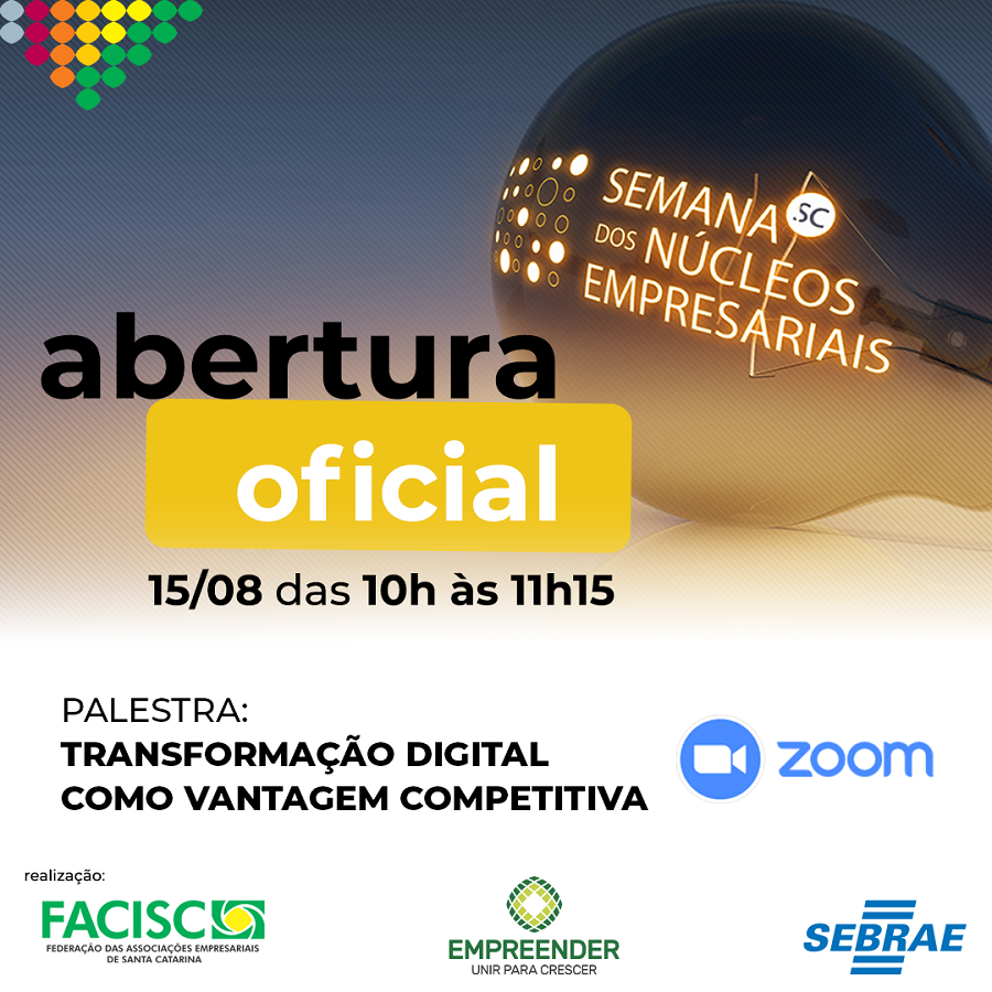 Semana dos Núcleos Empresariais inicia dia 15 de agosto