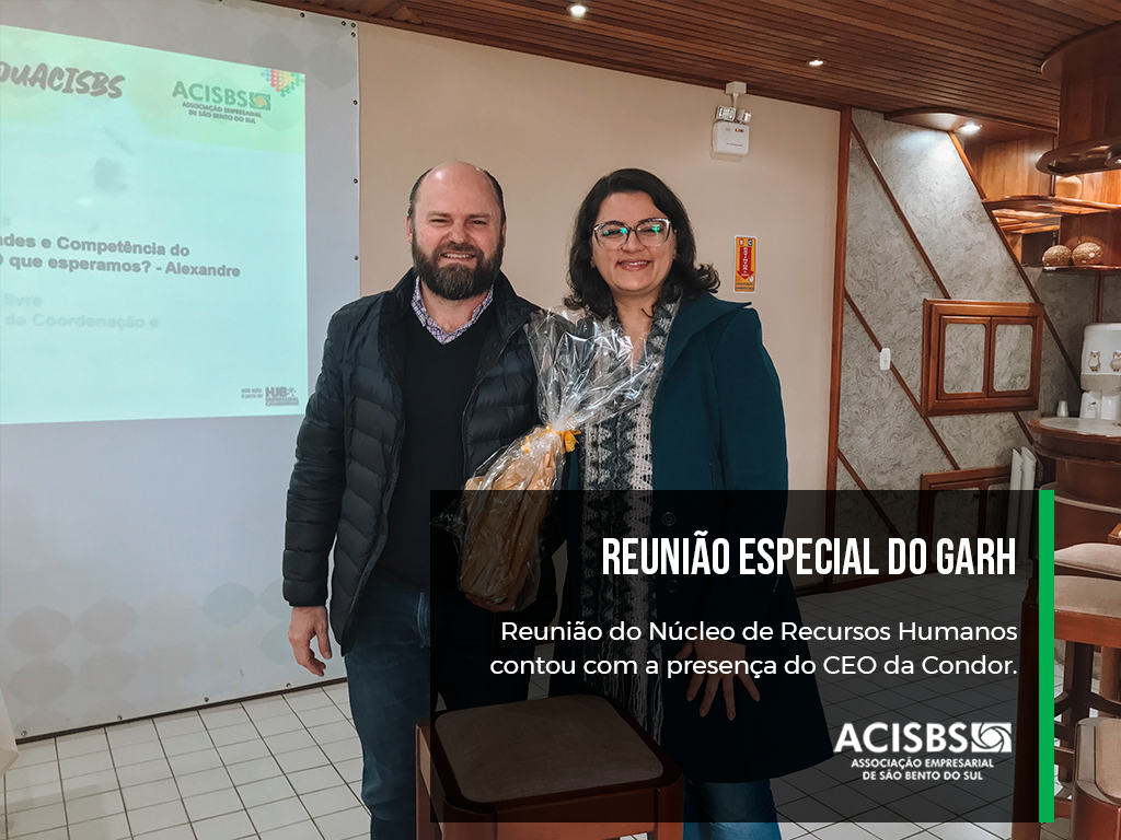 Reunião do Nucleo de RH com convidado especial em São Bento do Sul