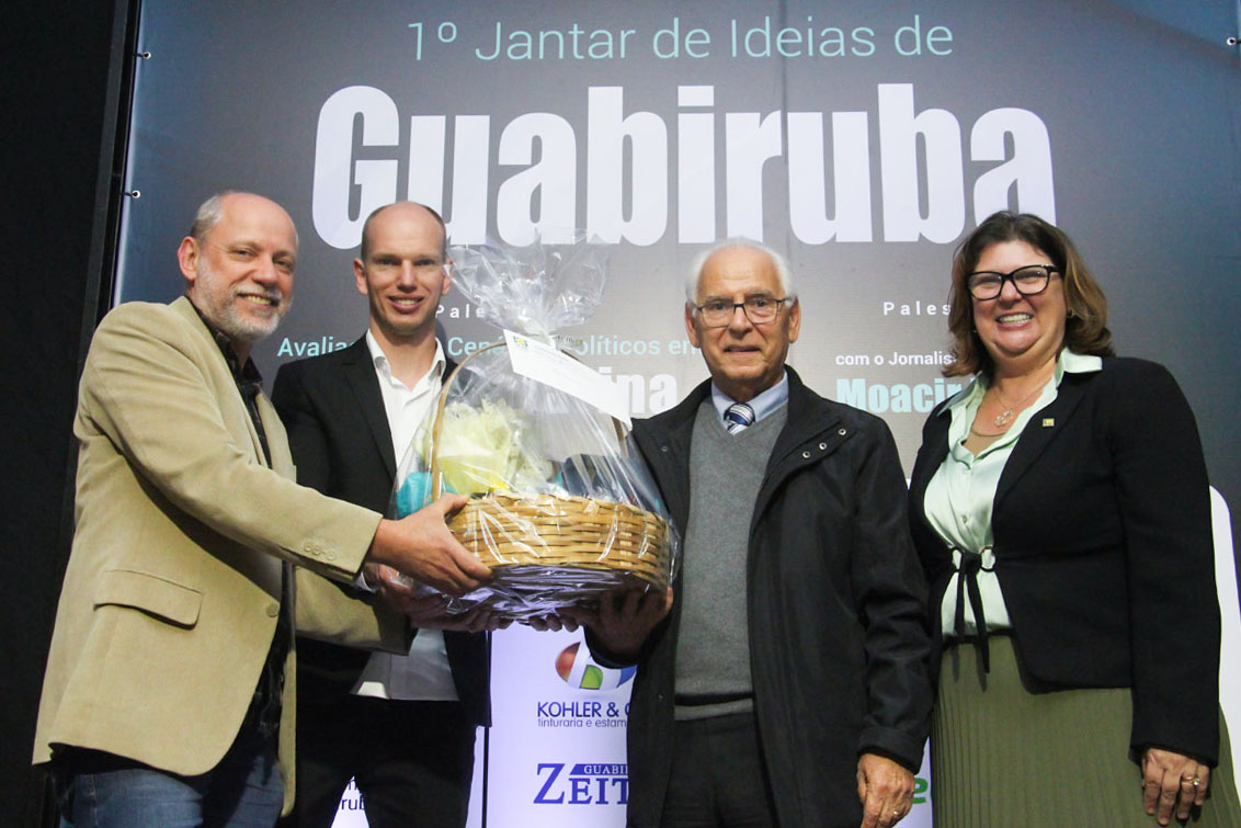Em Brusque, lideranças prestigiam 1º Jantar de Ideias em Guabiruba