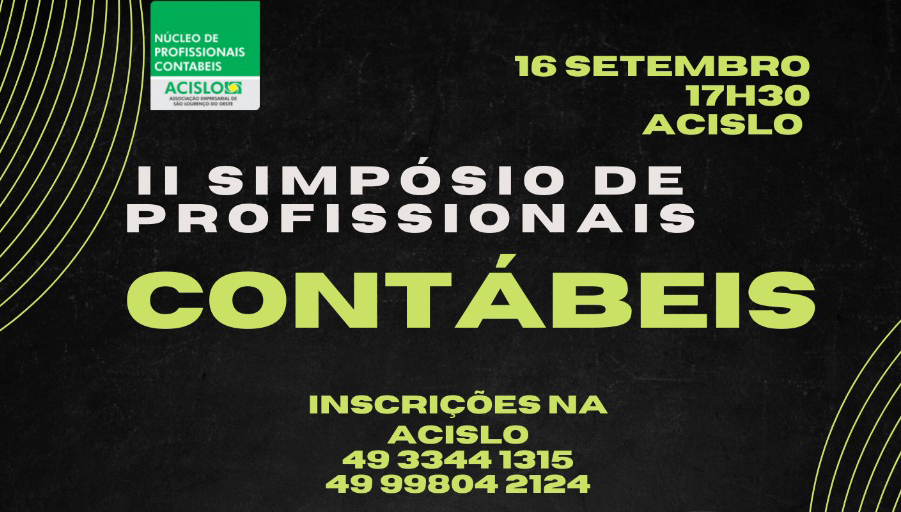 Simpósio contábil reúne auditor fiscal da Receita Estadual e vice-presidente do CRC em SLO Simpósio contábil reúne auditor fiscal da Receita Estadual e vice-presidente do CRC em SLO