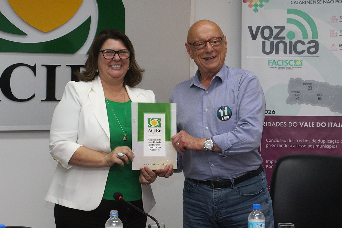 ACIBr  recebe candidato Espiridião Amin