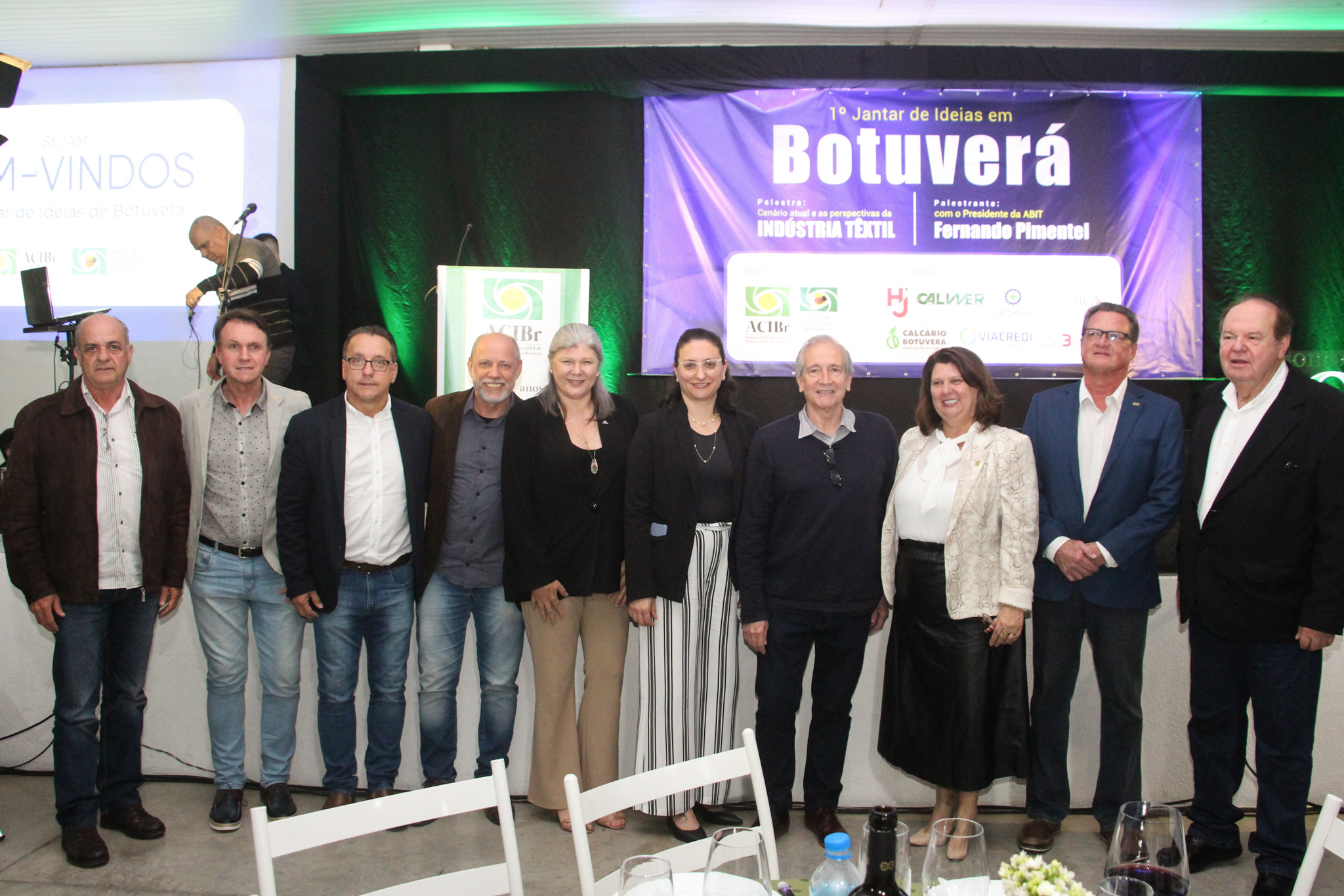 Lideranças políticas e empresariais prestigiam 1º Jantar de Ideias de Botuverá