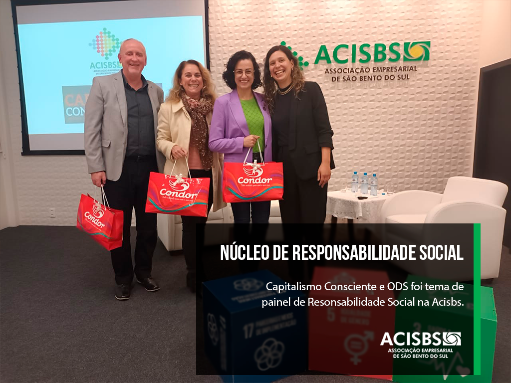 Capitalismo Consciente e ODS é tema de painel na Acisbs