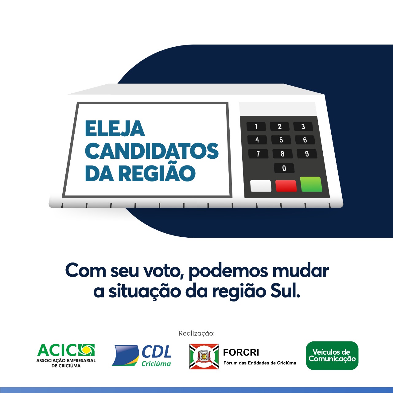 Entidades lançam a Campanha Vote em Candidatos do Sul