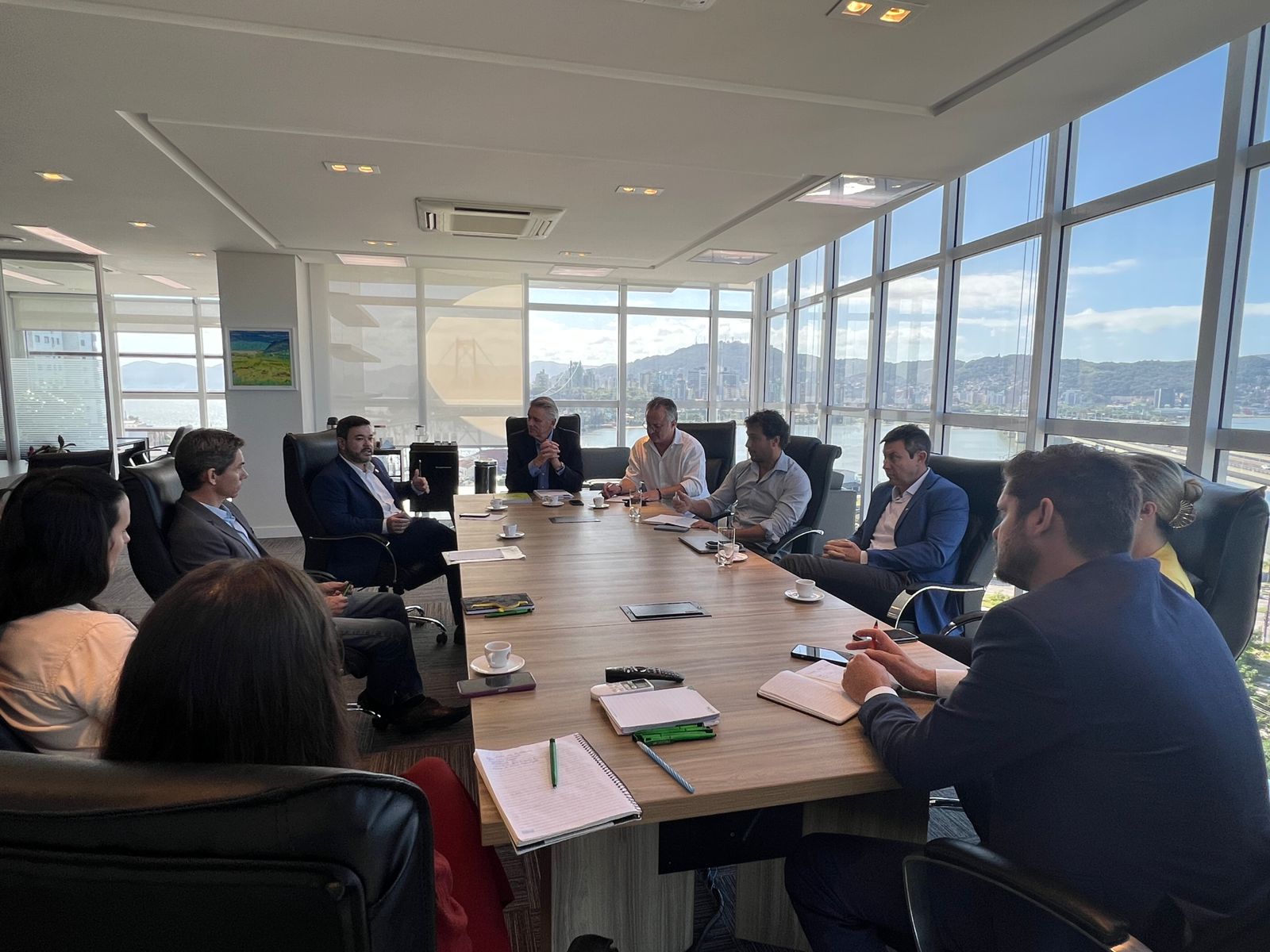 Facisc apresenta para secretário de planejamento demandas empresariais e projetos para o desenvolvimento de municípios Facisc apresenta para secretário de planejamento demandas empresariais e projetos para o desenvolvimento de municípios