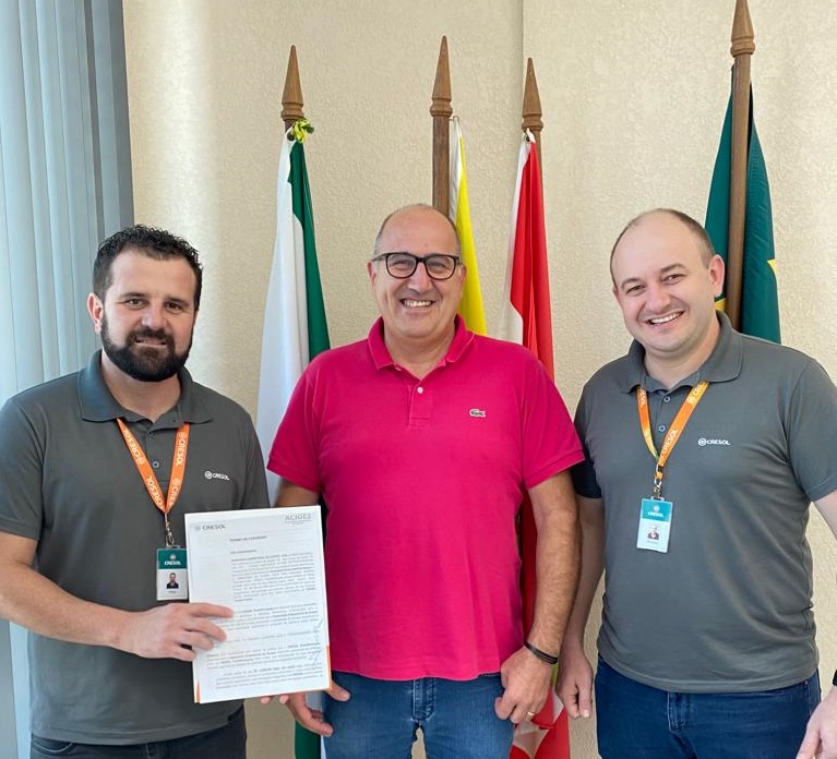 Em Gaspar, Acig assina convênio com a Cresol em apoio ao associado