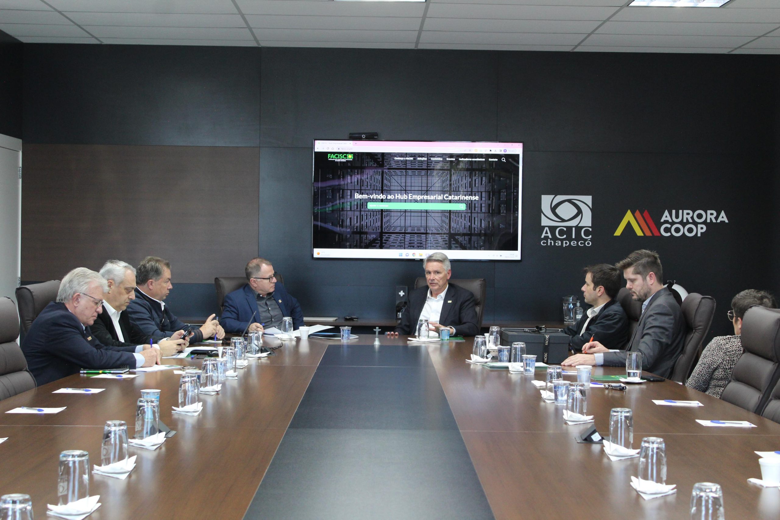 ACIC e Facisc reforçam parceria na busca de melhorias para a classe empresarial