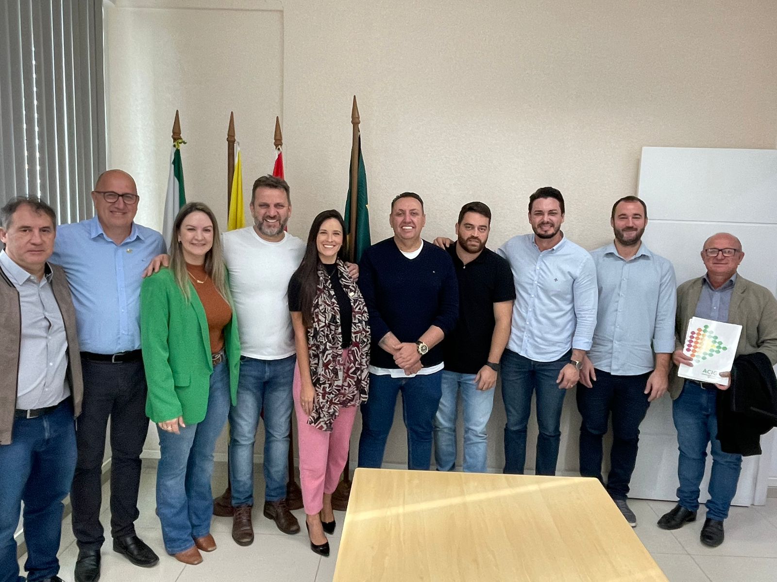 Diretoria da Acig tem encontro com secretário de Infraestrutura de SC