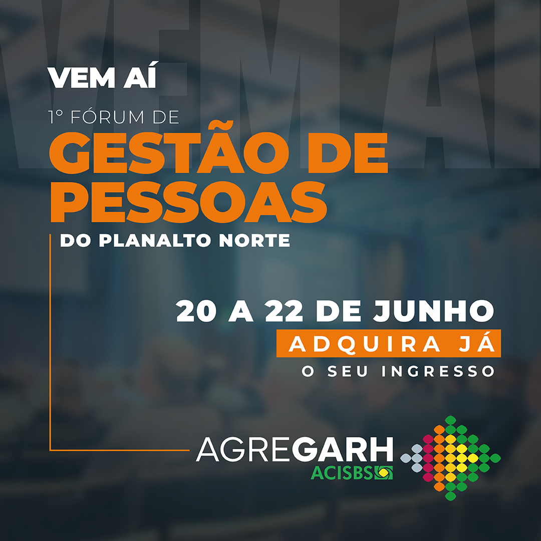 São Bento do Sul terá o 1º Fórum de Gestão de Pessoas do Planalto Norte
